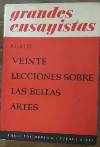 Veinte lecciones sobre las bellas artes
