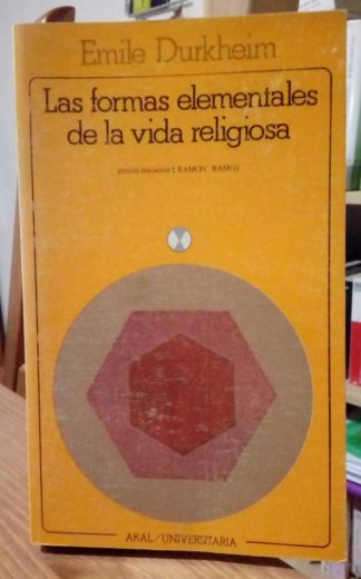 Las formas elementales de la vida religiosa:  el sistema totémico en Australia