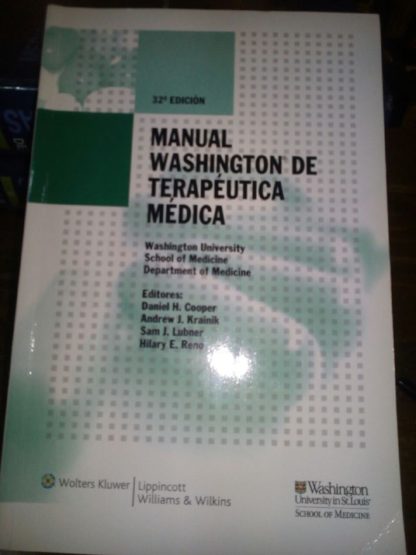 Manual Washington de terapéutica médica