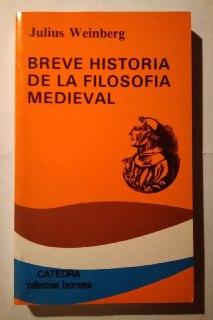Breve historia de la filosofía medieval