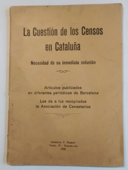 Cuestión de los Censos del Cataluña.