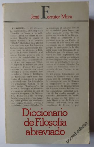 Diccionario de Filosofía abreviado.