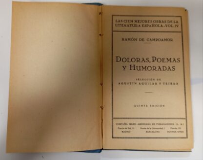 Doloras, poemas y humoradas. - Imagen 2