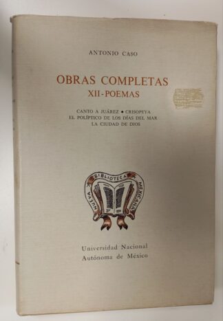 Obras Completas XII - Poemas