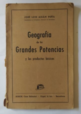 Geografía de las grandes potencias y los productos básicos