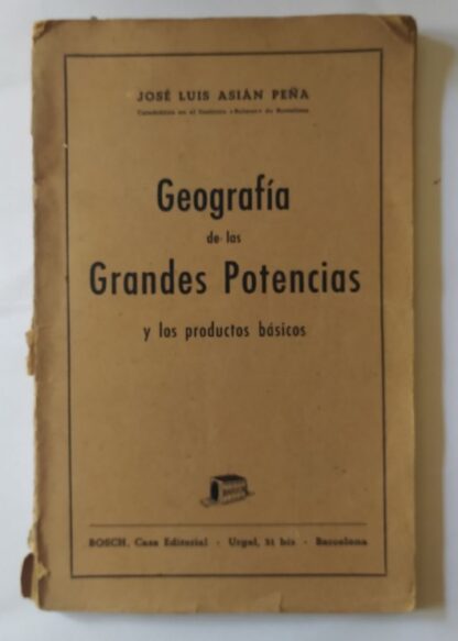 Geografía de las grandes potencias y los productos básicos