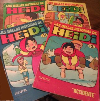 Las bellas historias de HEIDI nº 3, 8, 9 y 10