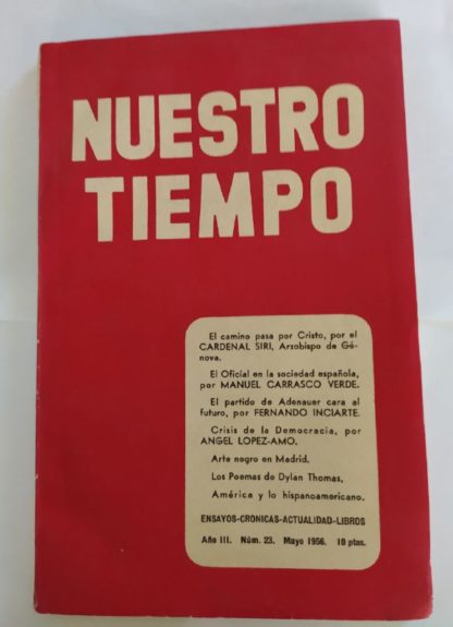 Nuestro tiempo. Revista de cuestiones actuales.