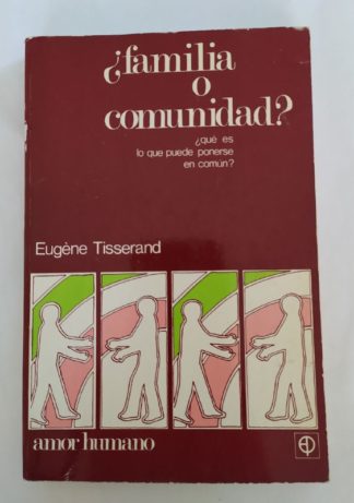 ¿Familia o comunidad? : ¿qué es lo primero que puede ponerse en común?