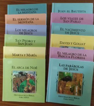 Historias de la biblia para niños. (12 tomos)