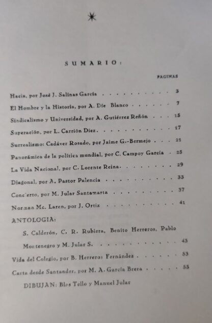 Revista del colegio mayor "Reyes Católicos" Universidad de Valladolid. Nº 1 - Imagen 2