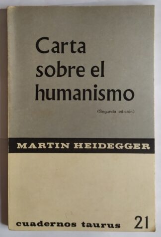 Carta sobre el humanismo.