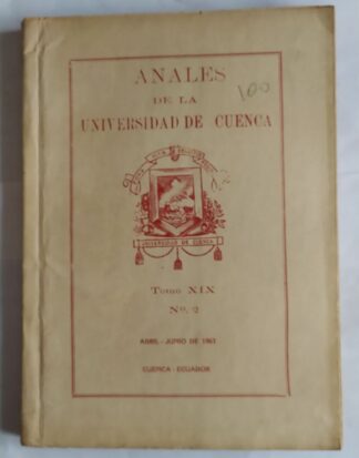 Anales de la universidad de Cuenca. Tomo XIX. Nº 2