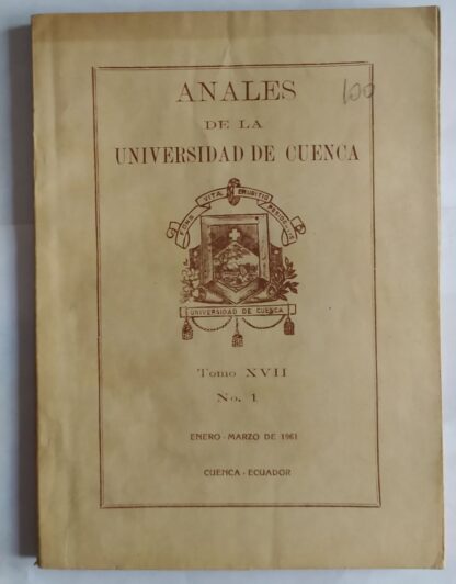 Anales de la universidad de Cuenca. Tomo XVII. Nº 1