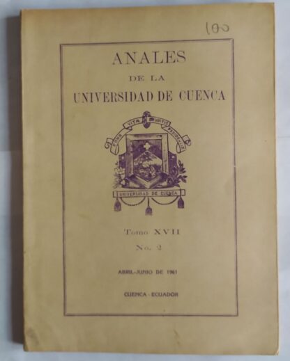 Anales de la universidad de Cuenca. Tomo XVII. Nº 2