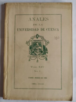 Anales de la universidad de Cuenca. Tomo XIV. Nº 1