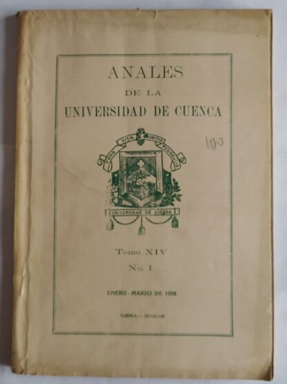 Anales de la universidad de Cuenca. Tomo XIV. Nº 1