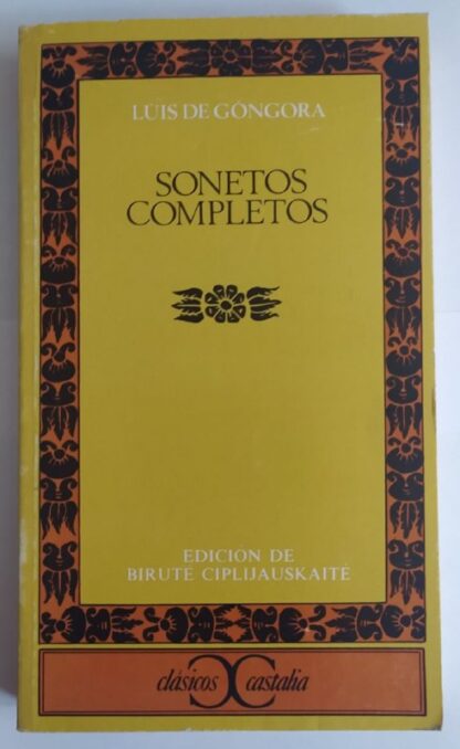 Sonetos completos. Luis de Góngora.