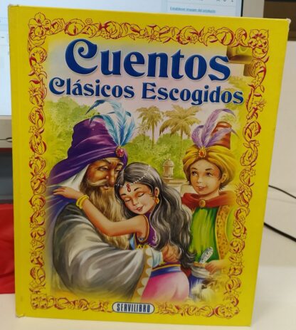 Clásicos escogidos. El gato con botas/ Los tres cerditos/ Caperucita roja/ Bambi/ Blancanieves/ Aladino/Hansel y Gretel/ El libro de la selva/ Robin Hood/ Peter Pan