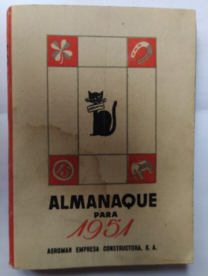 Almanaque para 1951. Agroman empresa constructora, S.A