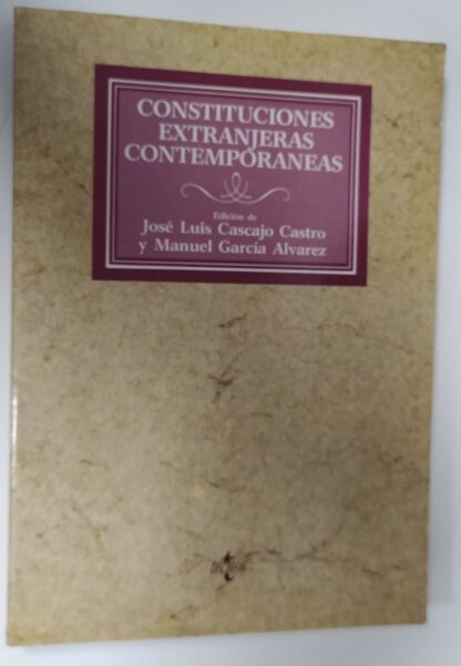 Constituciones extranjeras contemporáneas