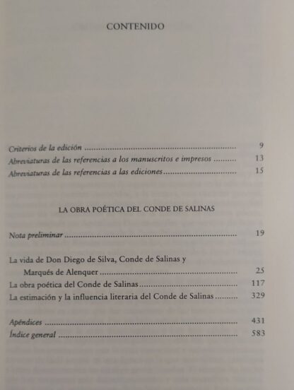 Obras completas V. La obra poética del conde de Salinas. - Imagen 2