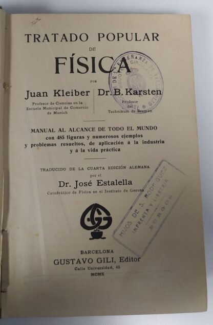 Tratado popular de física. - Imagen 2