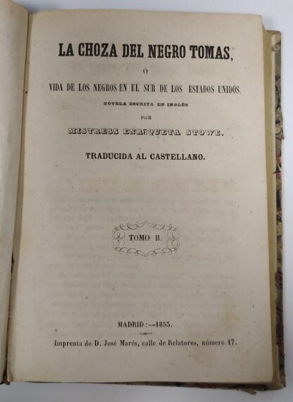 La choza del negro Tomás. (tomo II) - Imagen 2