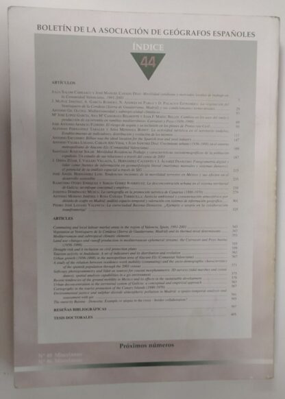 Boletín de la asociación de geógrafos españoles. Nº 44 - Imagen 2