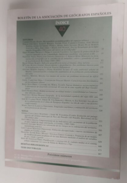 Boletín de la asociación de geógrafos españoles. Nº 40 - Imagen 2
