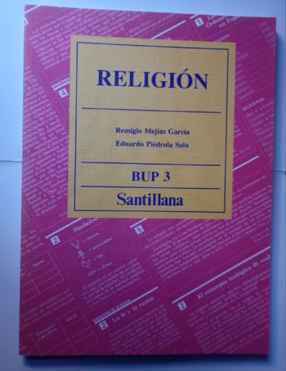 Religión, 3 BUP