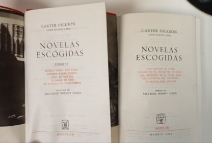 Novelas escogidas. Carter Dickson Tomo I, II. - Imagen 3