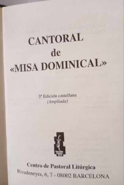 Cantoral de misa dominical - Imagen 2