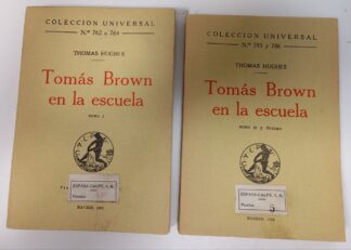 Tomás Brown en la escuela (2 tomos)