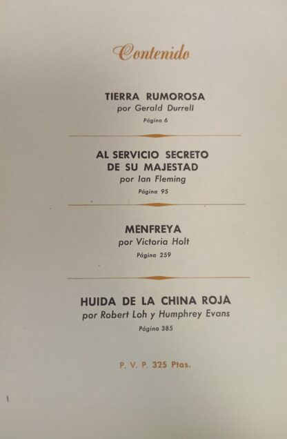 Tierra rumorosa / Al servicio de su majestad / Menreya - Imagen 2