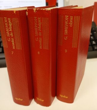 Novelas escogidas y obras. Georges Simenon.(Tomos VII, VIII, IX)