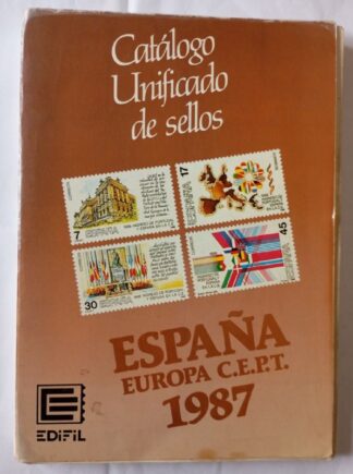 Catálogo unificado de sellos. España Europa C.E.P.T. 1987