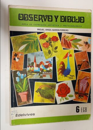 Observo y dibujo. Area de expresión artística y pretecnología : 6 EGB