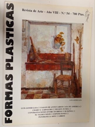 Formas Plásticas. Revista de Arte. Año VIII. Numero 54