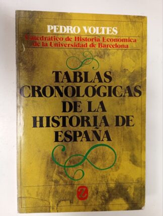 Tablas cronológicas de la historia de España