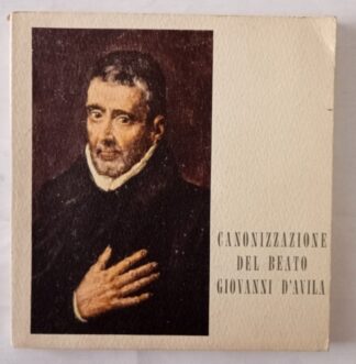 Canonizzazione del beato Giovanni d'Avila
