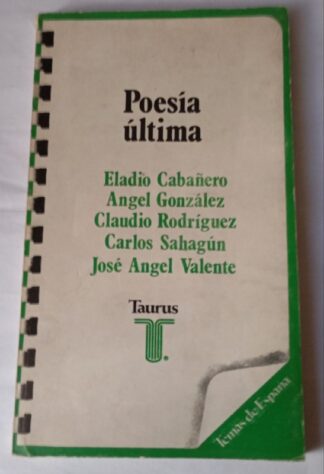 Poesía última