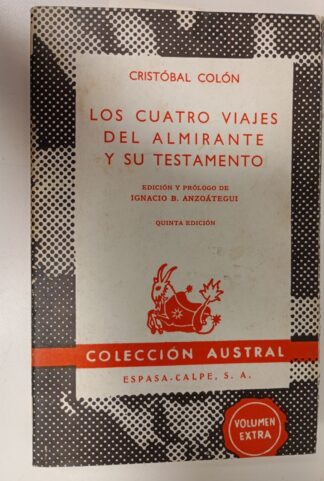 Los cuatro viajes del almirante y su testamento