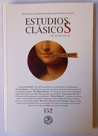 Revista de la sociedad española de estudios clásicos. Nº 152