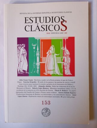 Revista de la sociedad española de estudios clásicos. Nº 153