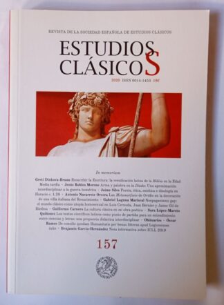 Revista de la sociedad española de estudios clásicos. Nº 157