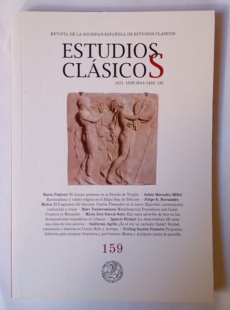 Revista de la sociedad española de estudios clásicos. Nº 159