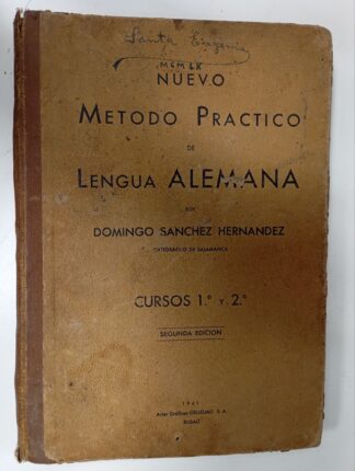 Nuevo método práctico de lengua alemana. Cursos 1º y 2º
